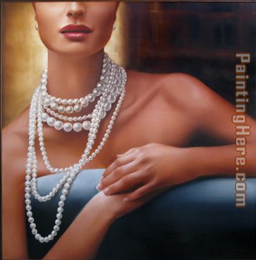 2014 Portrait Woman With Pearls